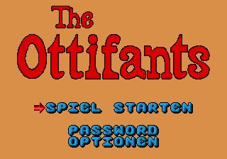 Ottifants, The (Germany) (Beta) Title Screen
